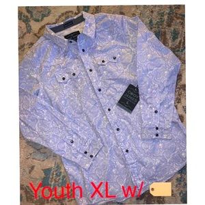 Youth XL - Cody James Western Snap NWT